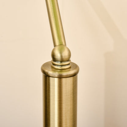 Banker's Table Lamp w/ Antique Bronze Base