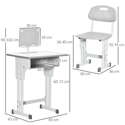 Kids Adjustable Desk and Chair Set