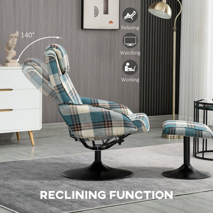 Recliner Chair and Footstool