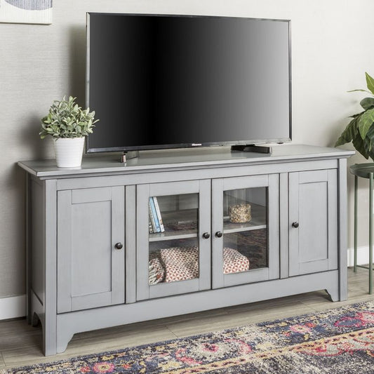 Norfolk Furniture Rustic Large Sideboard Grey 4 Doors 8 Shelves