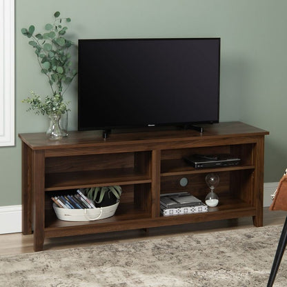 Norfolk Furniture Classic TV Unit Brown 4 Shelves