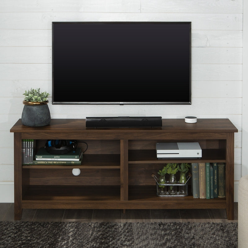 Norfolk Furniture Classic TV Unit Brown 4 Shelves