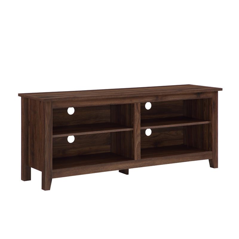 Norfolk Furniture Classic TV Unit Brown 4 Shelves