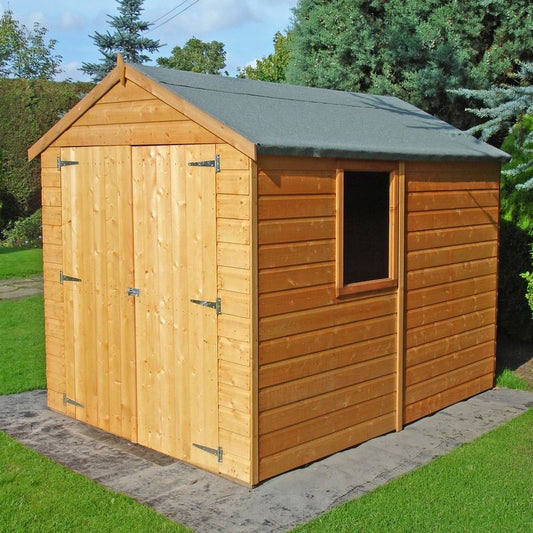 Shire Shire Warwick 6' 6" x 8' 1" Apex Shed - Premium Dip Treated Shiplap