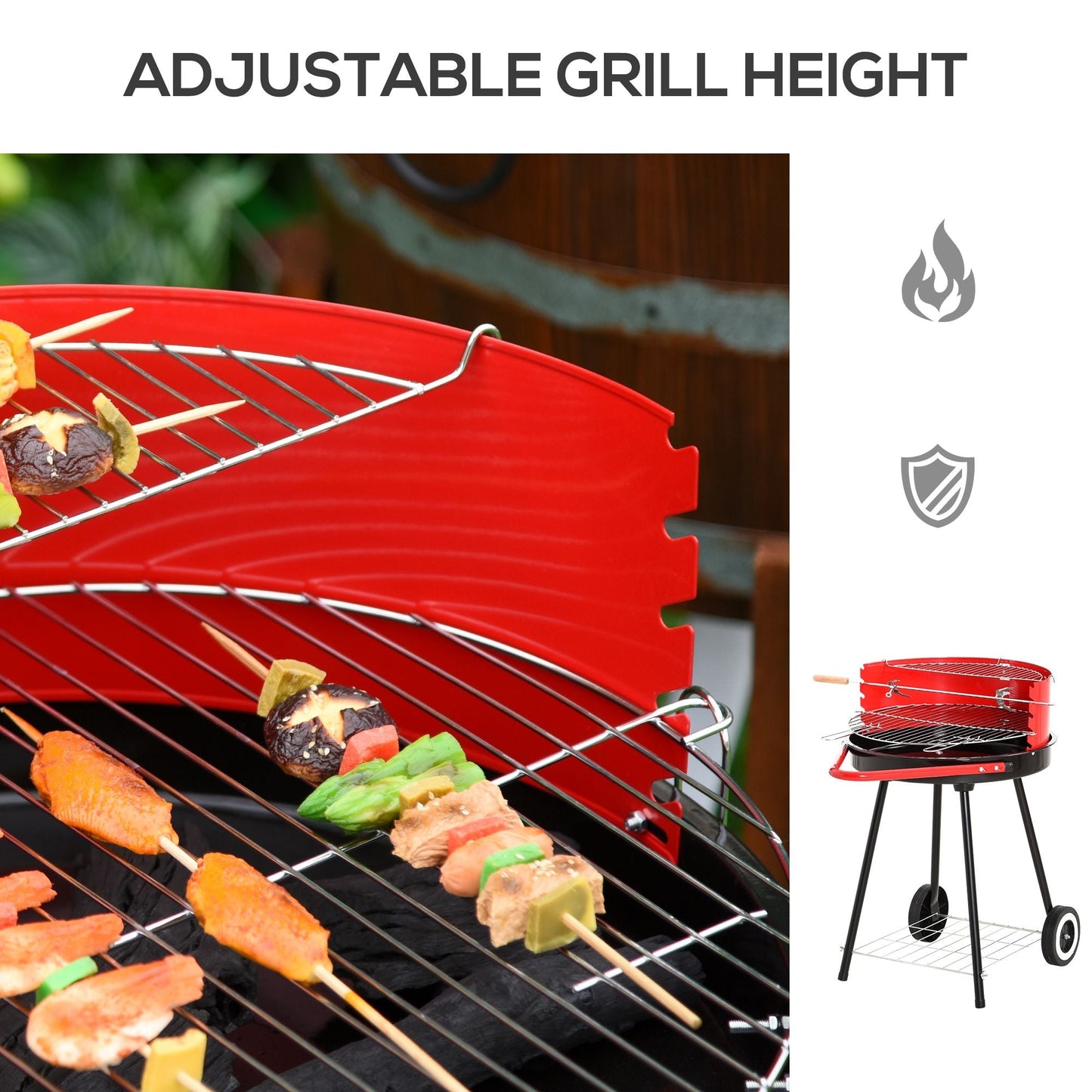 Charcoal Outdoor Barbecue Grill