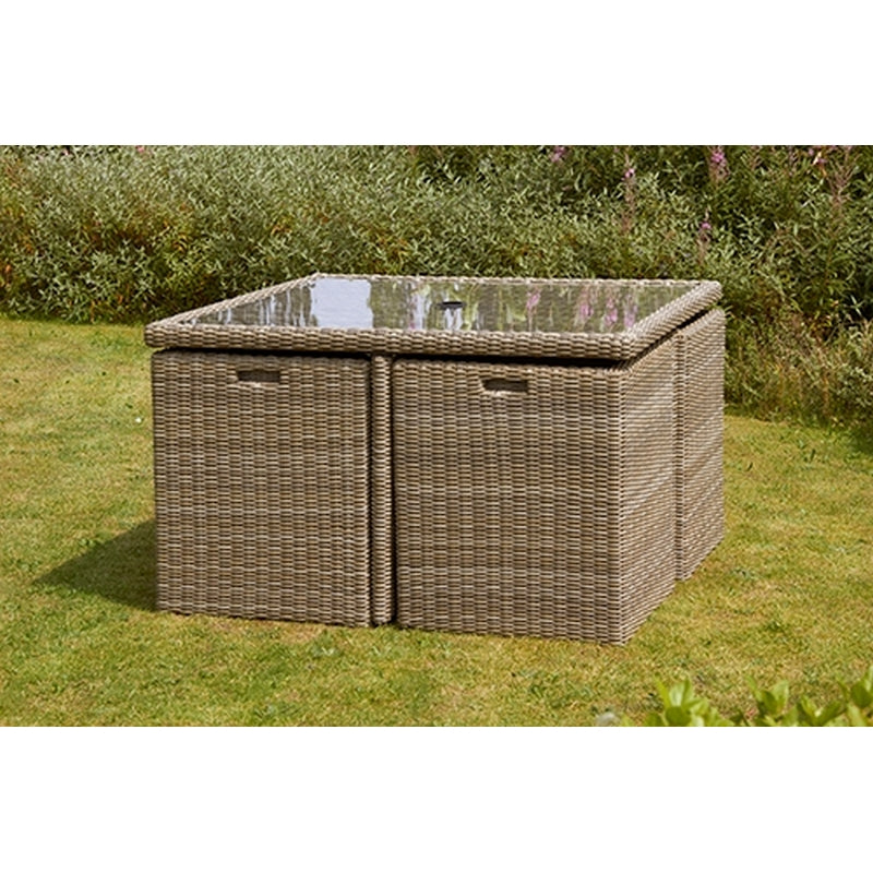 Royalcraft Wentworth Rattan Garden Patio Dining Set by Royalcraft - 8 Seats Grey Cushions