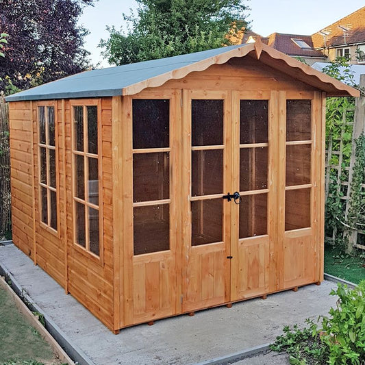 Shire Shire Westminister 7' 1" x 14' 3" Apex Summerhouse - Premium 12mm Cladding Shiplap