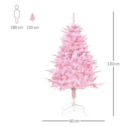 4 Foot Artificial Christmas Tree Holiday Xmas Holiday Tree Decoration with Automatic Open for Home Party