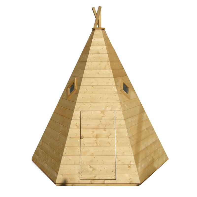 Shire Shire Wigwam 6' 11" x 6' Wigwam Children's Playhouse - Premium Dip Treated Shiplap