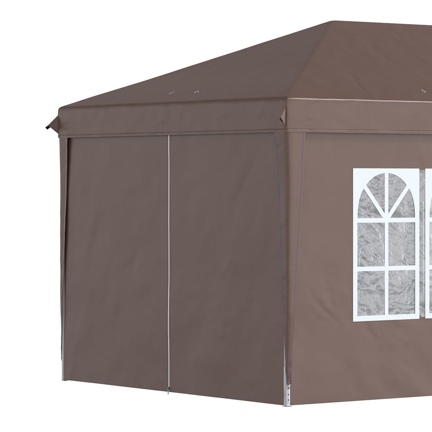 3 x 6 m Pop Up Gazebo with Sides and Windows