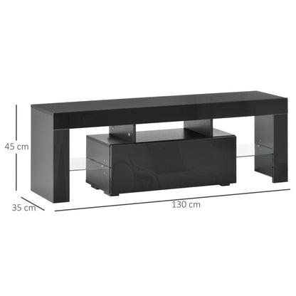 Homcom High Gloss Futuristic TV Stand