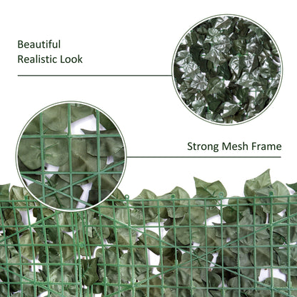 Artificial Leaf Screen Panel