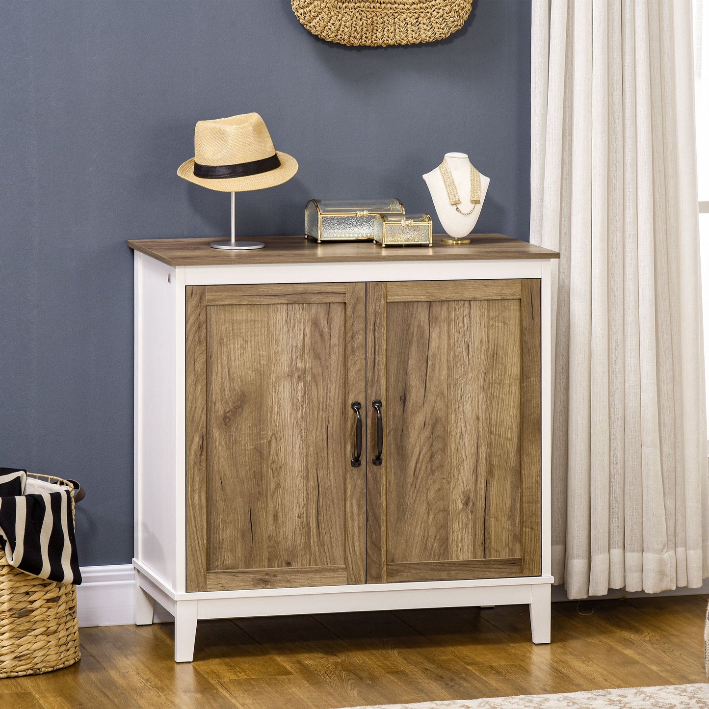 Homcom Farmhouse Storage Cabinet