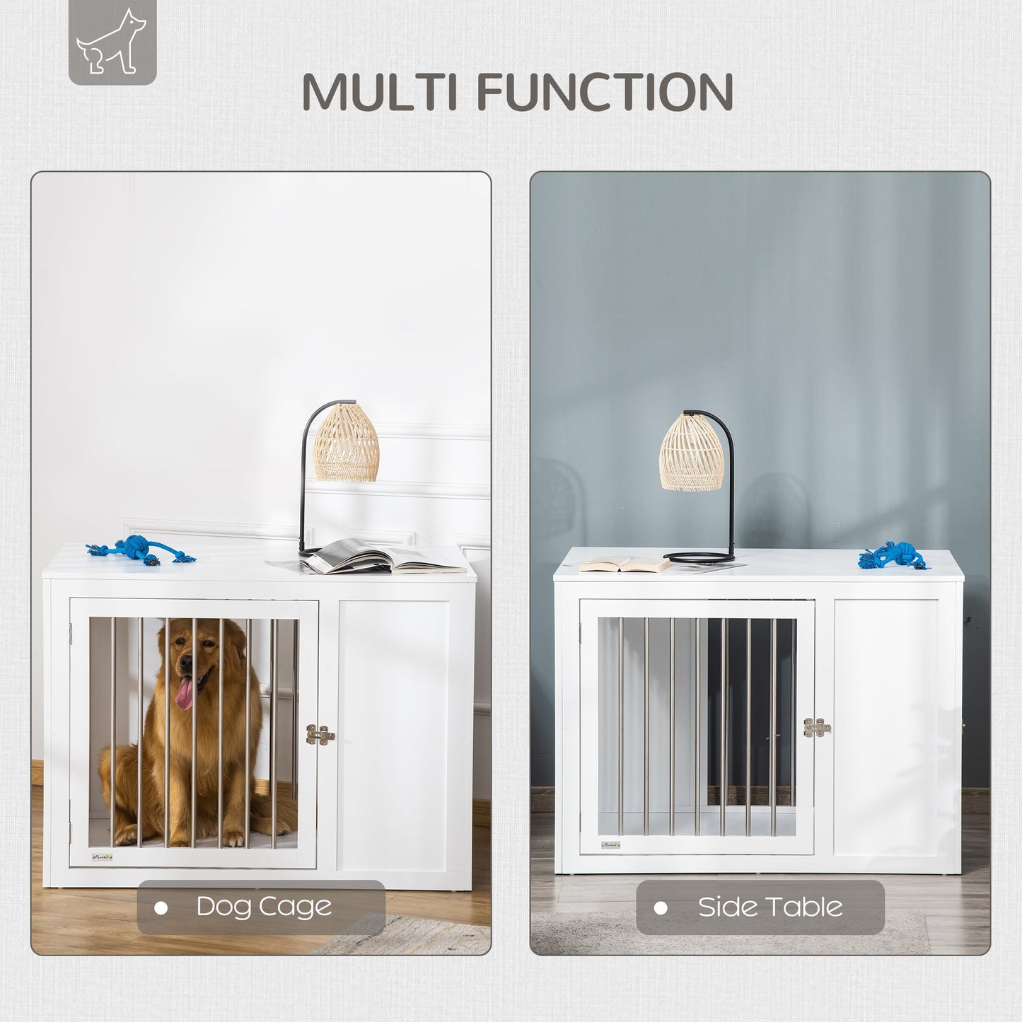 PawHut Furniture Style Dog Crate