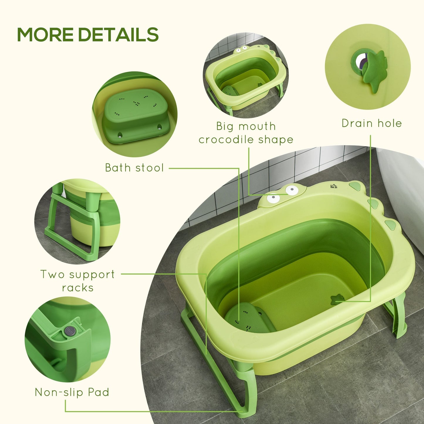 Foldable Baby Bathtub