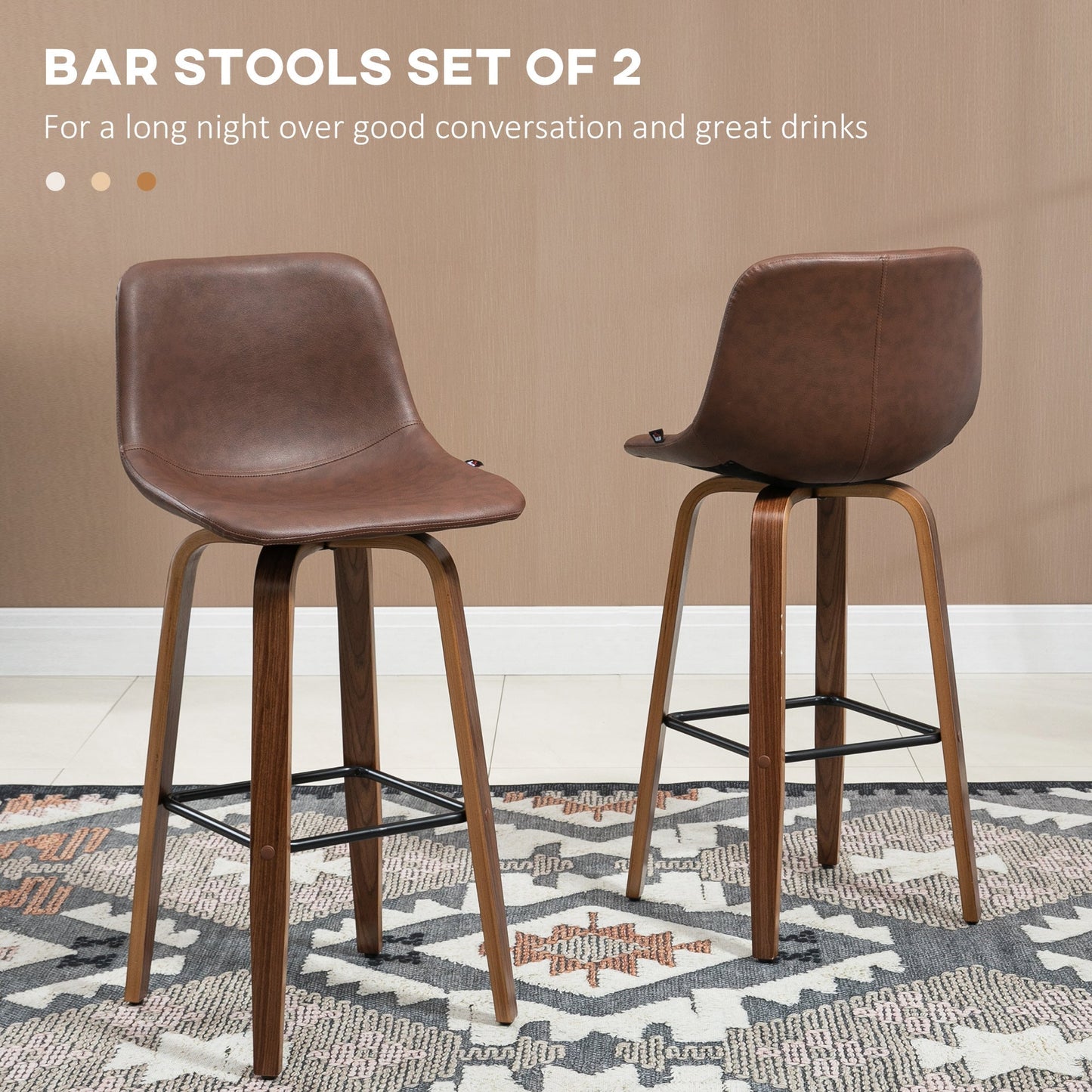 Bar Stools Set of 2