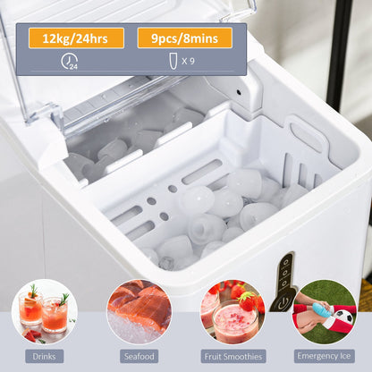 12kg Countertop Compact Ice Maker