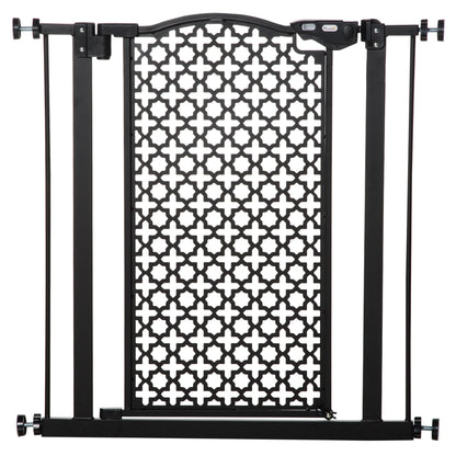 PawHut 74-80 cm Pressure Fit Safety Gate for Doorways and Staircases