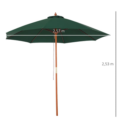 2.5m Garden Parasol Umbrella