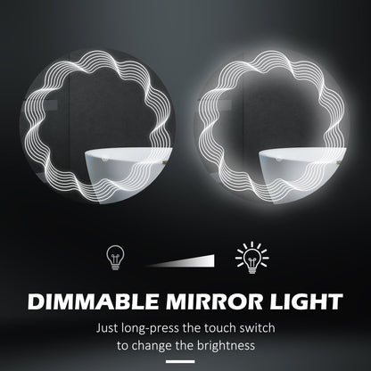 kleankin LED Bathroom Mirror with Lights