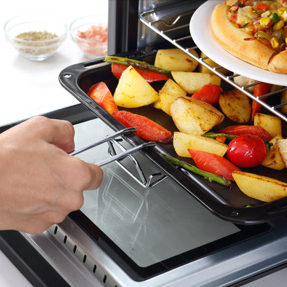 16L 230C Mini Oven With Timer Silver & Black