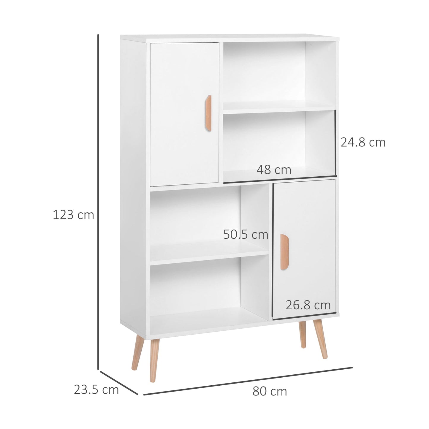 Shelf and Cupboard Bookcase