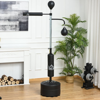 3-in-1 Freestanding Boxing Punching Bag Stand with 2 Speed Balls