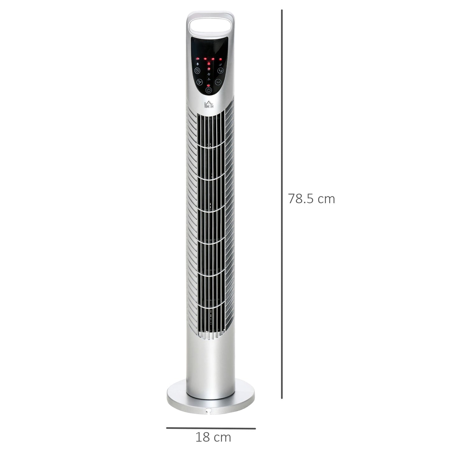 Homcom Oscillating Tower Fan With Remote Control