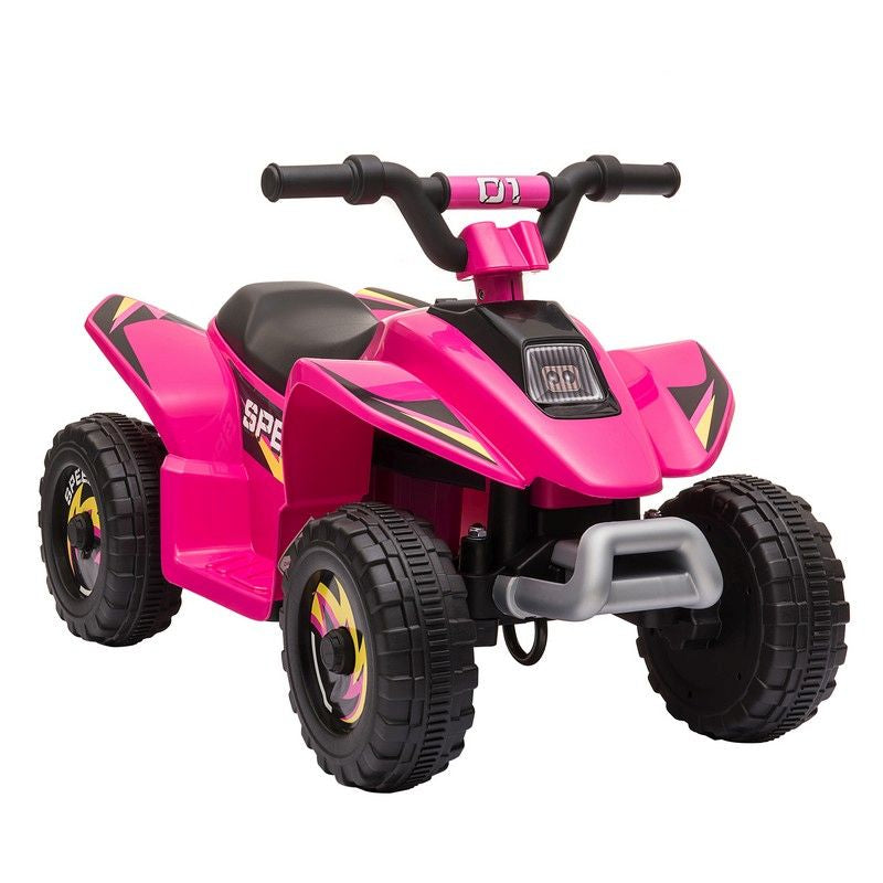 Essentials Homcom 6V Kids Electric Ride On Car Forward Reverse Functions For 3-5 Years Old Pink