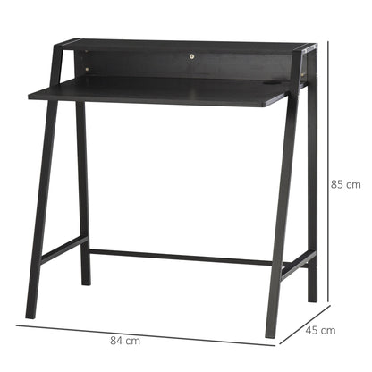 Writing Desk Computer Table Home Office PC Laptop Workstation Storage Shelf Black