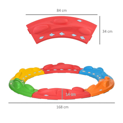 84cm Balance Beam 3 To 8 Years Multicoloured by Zonekiz