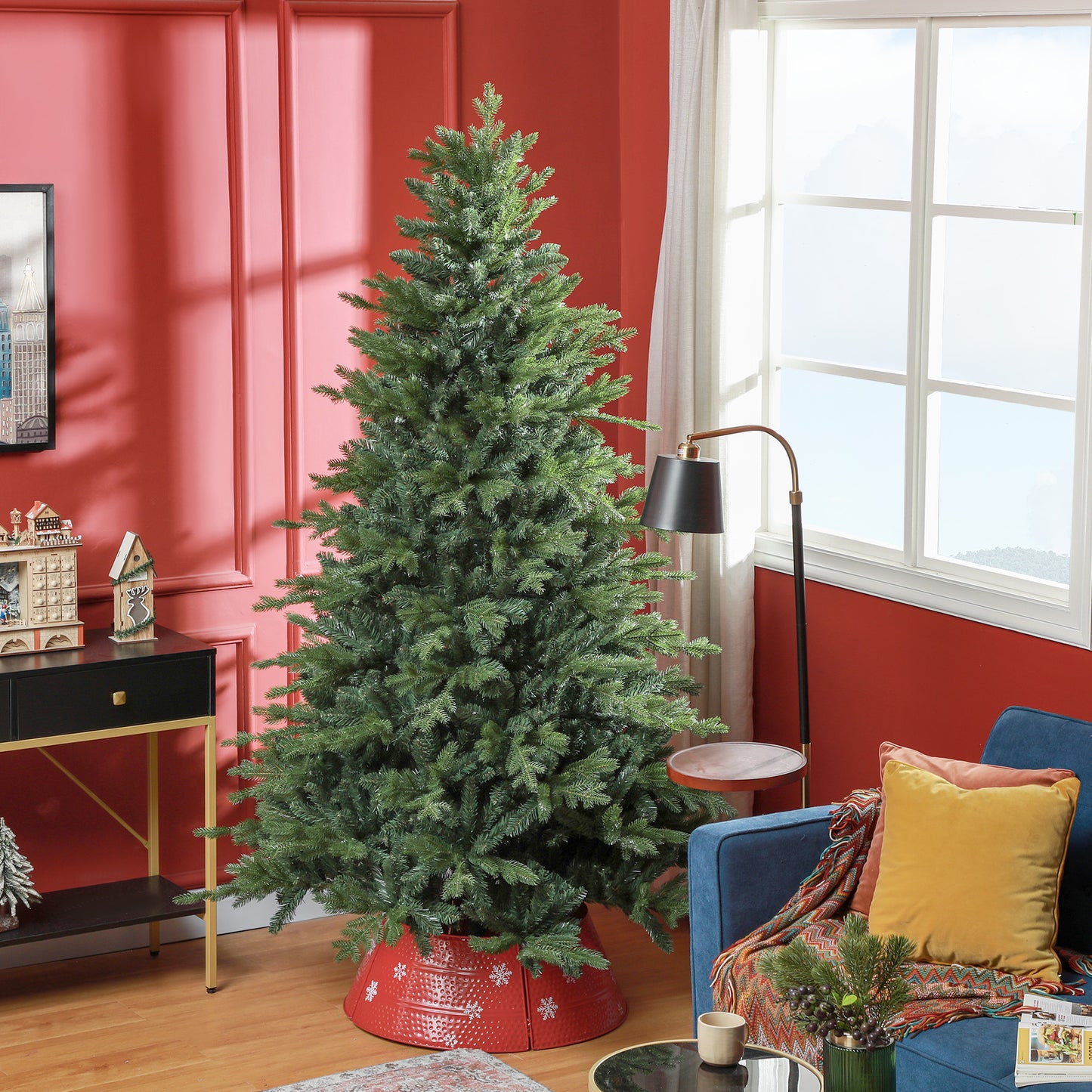 7ft Christmas Tree Artificial -  2445 Tips