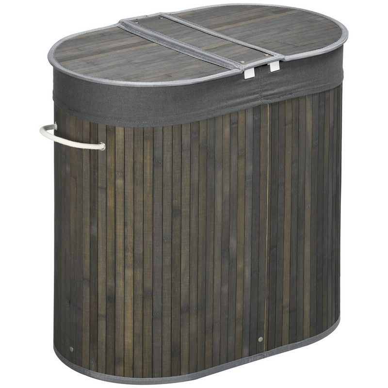 Bamboo Laundry Basket With Lid