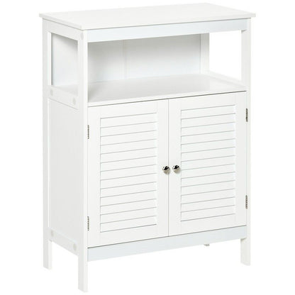 Kleankin Kleankin Bathroom Storage Unit Cabinet With Open Storage Shelf