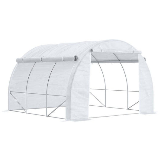 Outsunny Outsunny 3 X 3 X 2 M Polytunnel Greenhouse