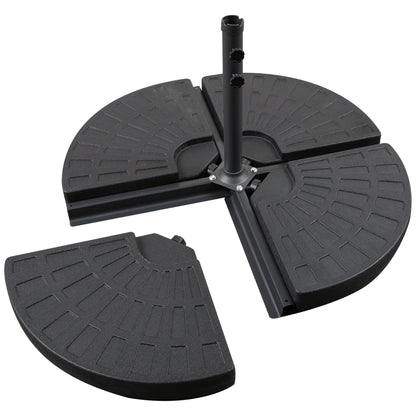 4-Piece Portable Umbrella Base