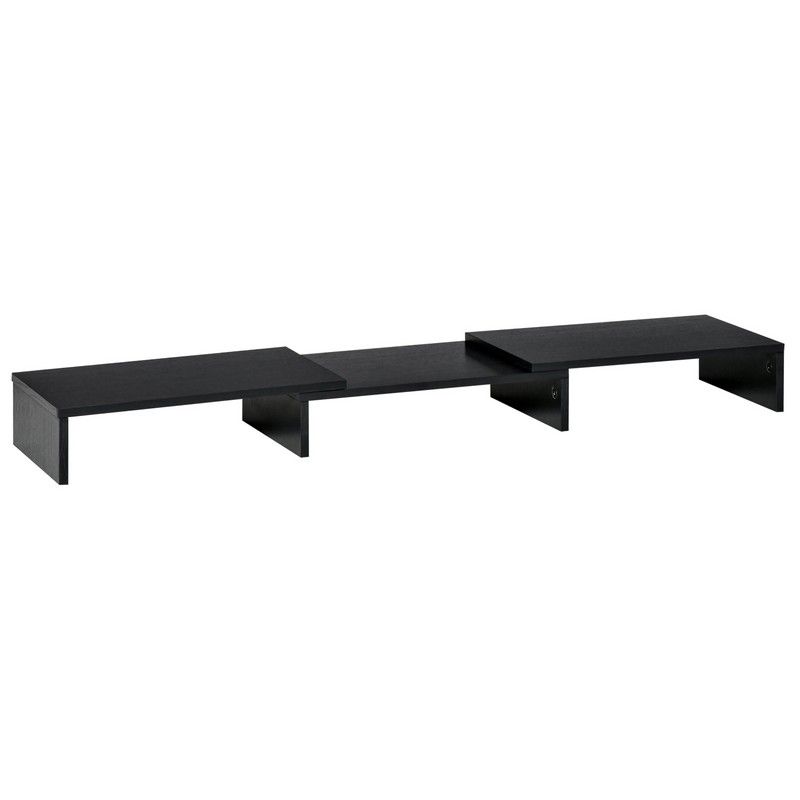 Vinsetto Vinsetto Dual Monitor Stand Riser With Adjustable Length And Angle