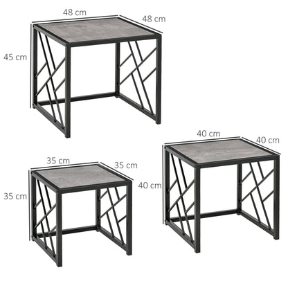 Set of 3 Nesting Coffee Tables