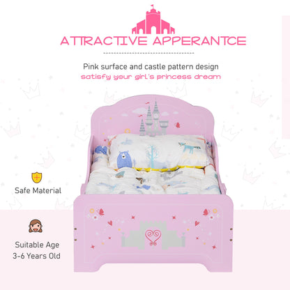 Homcom Castle-Designed Kids Single Bed