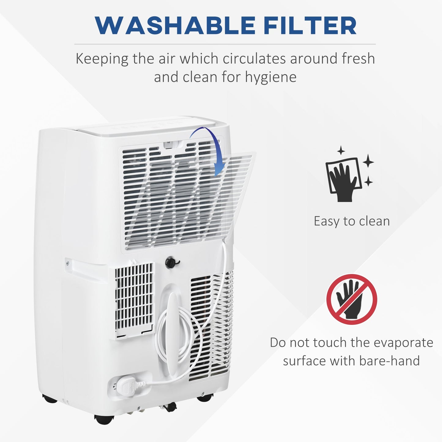 A Rated 12,000 BTU Portable Dehumindifier With Remote & 24 Hour Timer