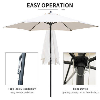 2.8m Garden Parasol Umbrella