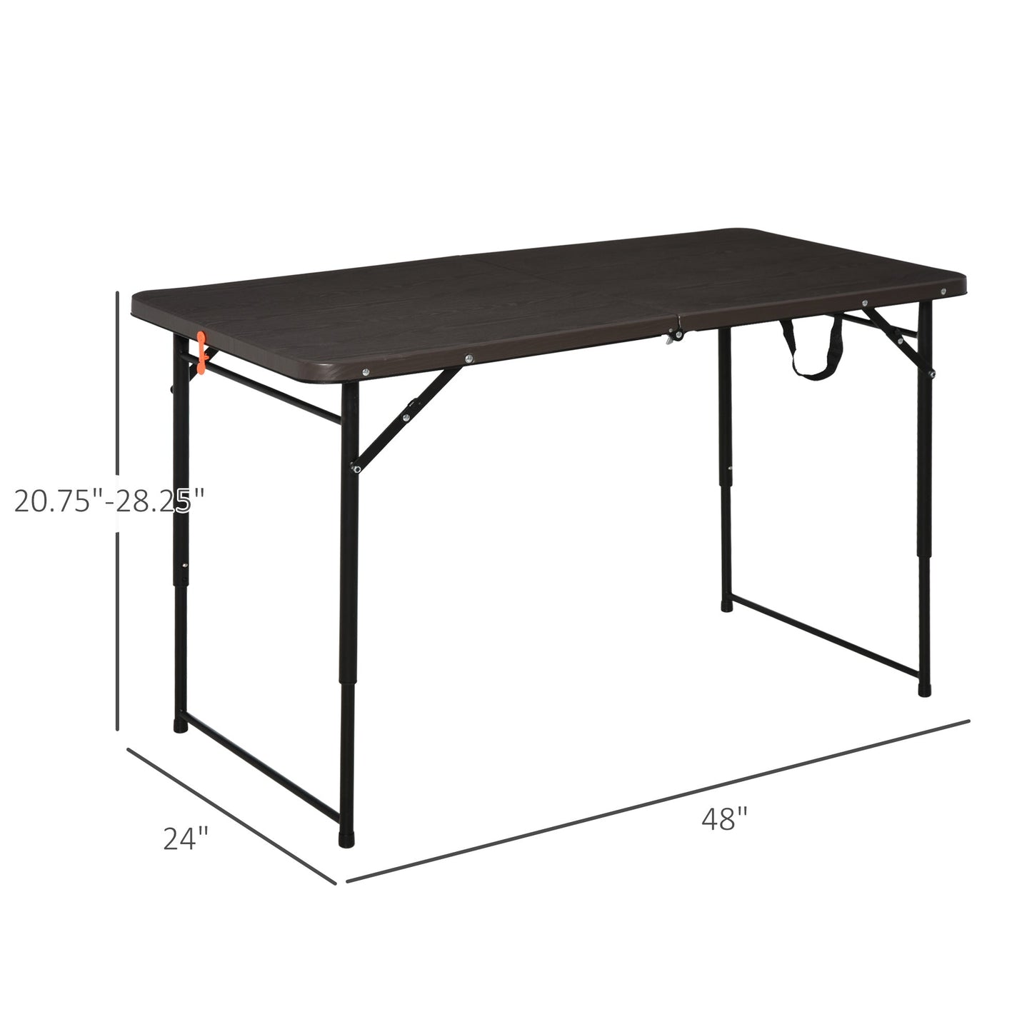 4FT Portable Metal Picnic Table