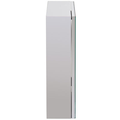 Stainless Steel Wall-mounted Bathroom Mirror Storage Cabinet 300mm W