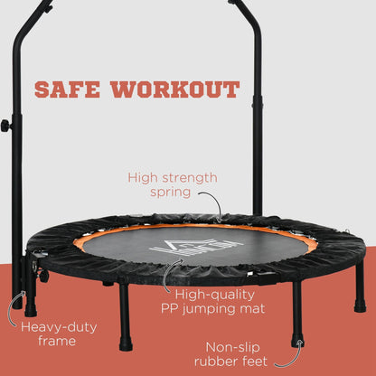 Homcom 40'' Foldable Mini Trampoline