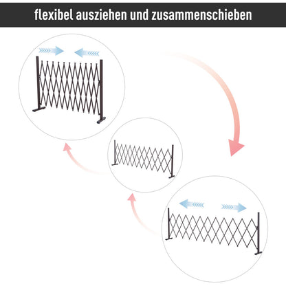 Expanding Trellis Fence Freestanding Movable Fence Foldable Garden Screen Panel Aluminum