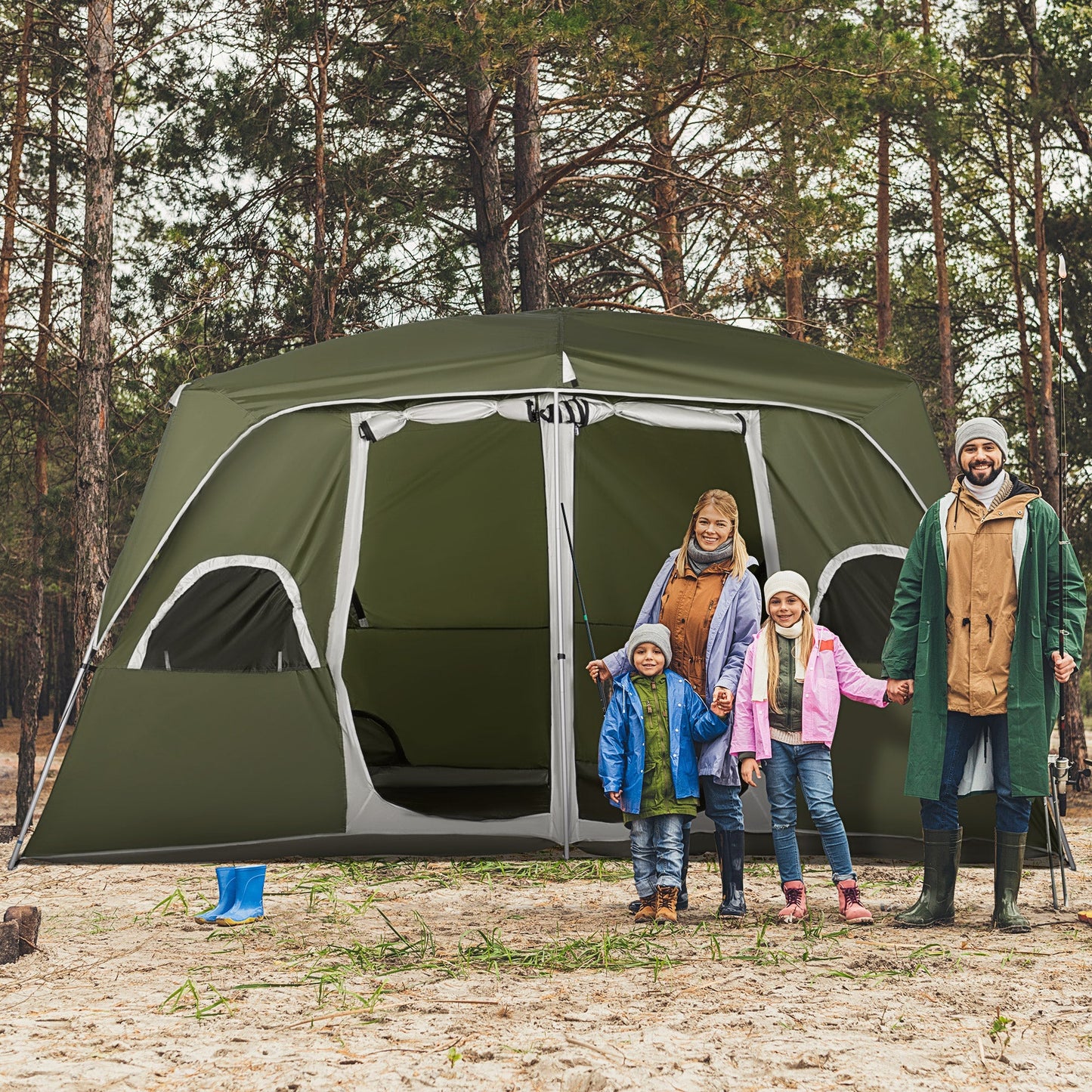 Outsunny Camping Tent