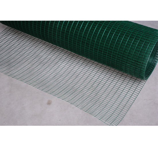 PawHut PVC Chicken Coated Welded Wire Mesh 30m-Dark Green