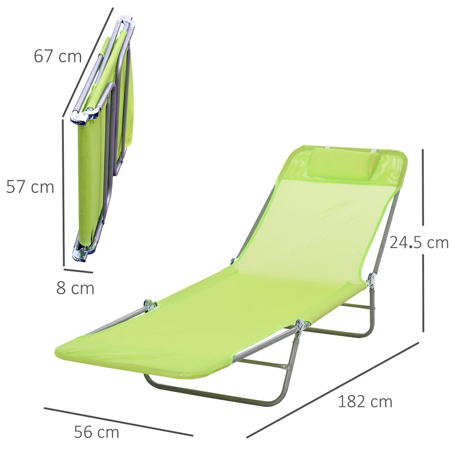 Outdoor Foldable Sun Lounger