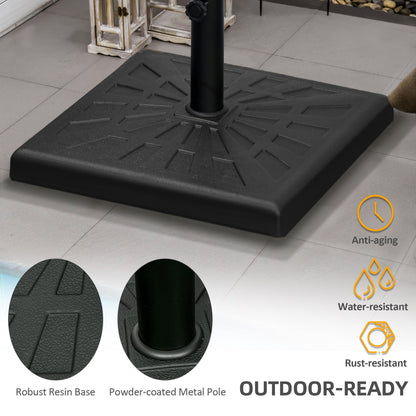 19kg Resin Garden Parasol Base Holder