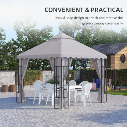 3 x 3 M Gazebo Canopy Replacement Covers